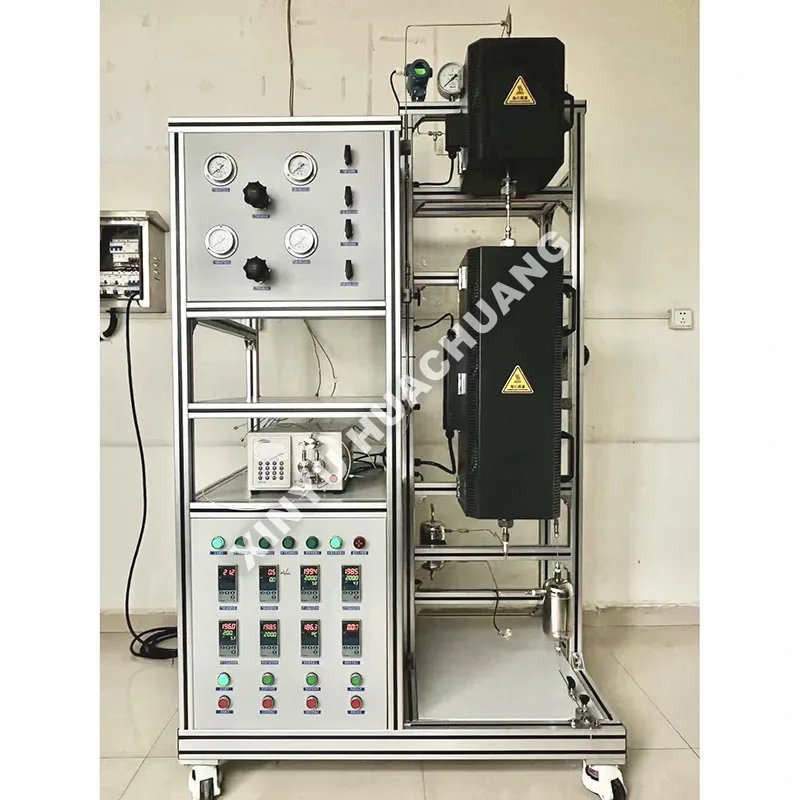 PLC Fluidized-Bed Evaluasi Unit
